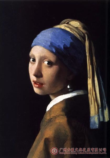 维米尔《戴珍珠耳环的少女》，1665